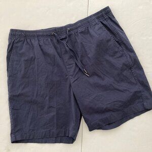 Gap Men's  Navy Blue Drawstring Pull on Elastic Waist Short  X Large